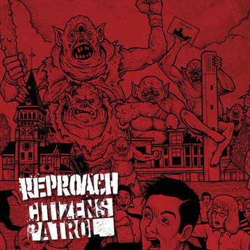 REPROACH/CITIZENS PATROL "Split" 7" (Deep Six) Pink Marble